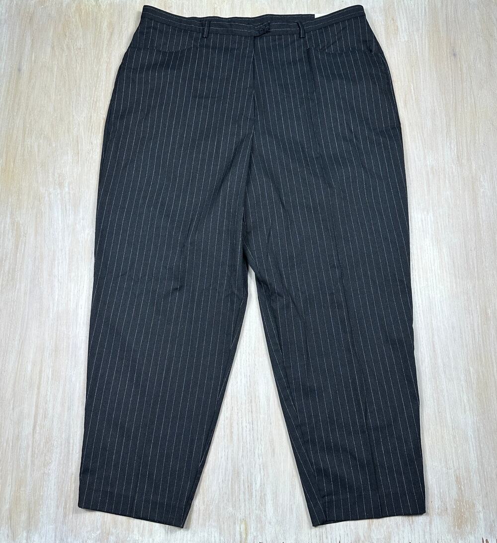 NWT Lane Bryant Designs & Co Pinstripe Stretch Dress Pants Business Career 24